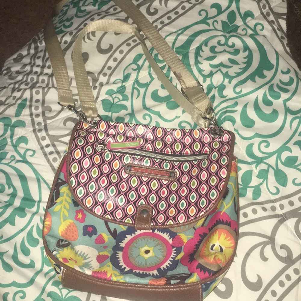 Lily bloom crossbody purse